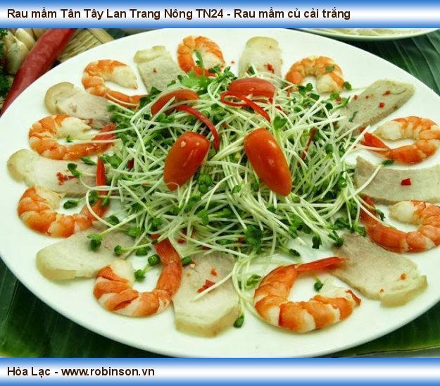 Rau mầm Tân Tây Lan Trang Nông TN24 - Rau mầm củ cải trắng Hiến Sơn  (9)