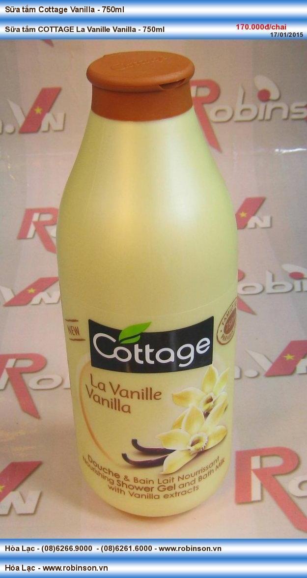 Sữa tắm COTTAGE La Vanille Vanilla - 750ml Đinh Văn Sáng  (6)