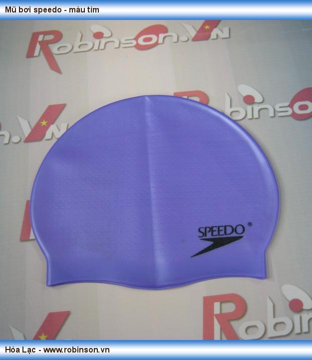 Mũ bơi speedo - màu tím (1)